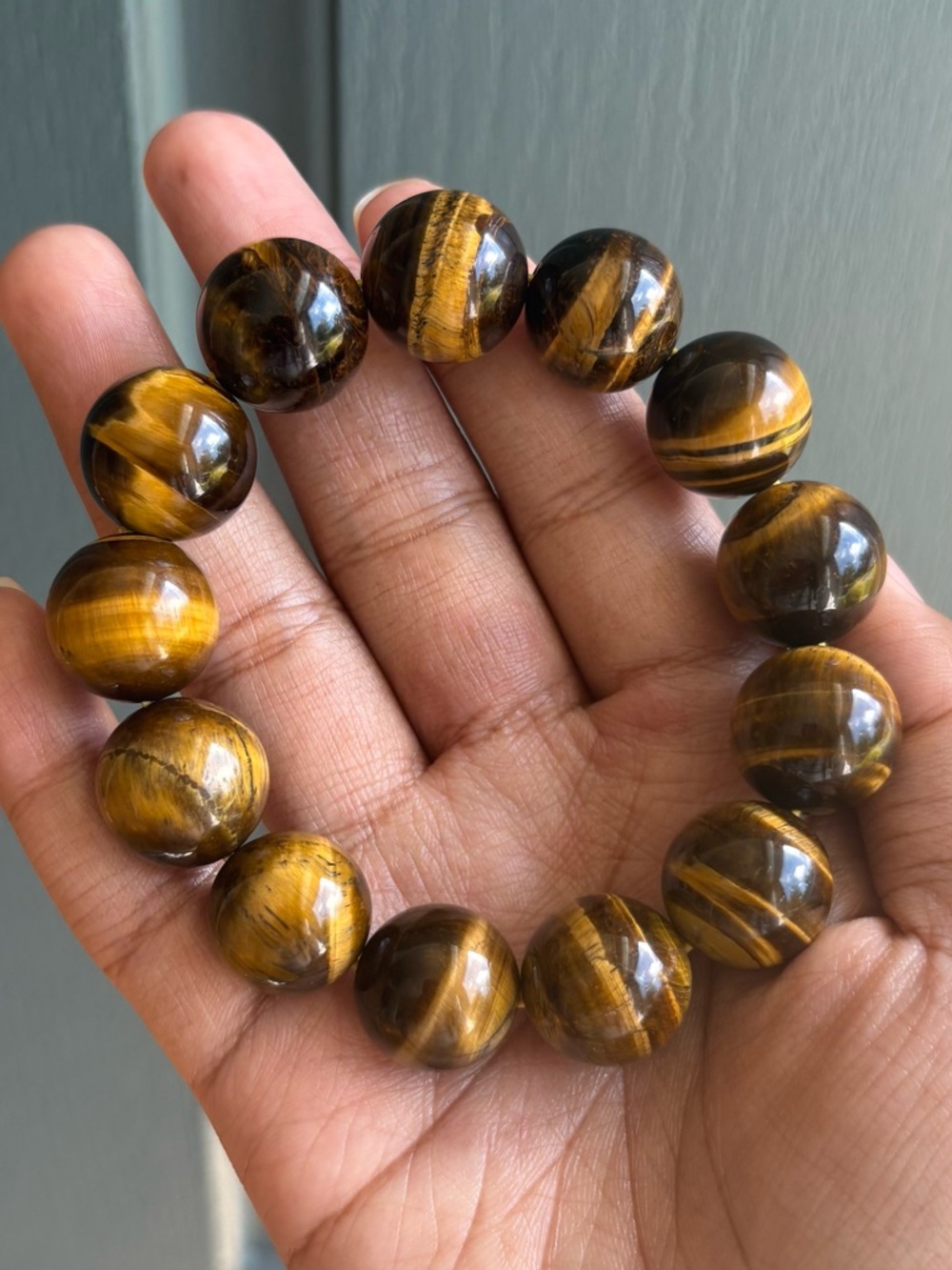 Tiger’s Eye Crystal Bracelet 18mm